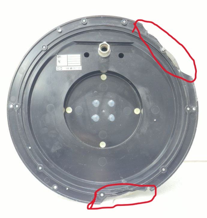 DEIF TRI-2 THREE FACE PANORAMA RUDDER ANGLE INDICATOR 603661.10 10VDC (8)