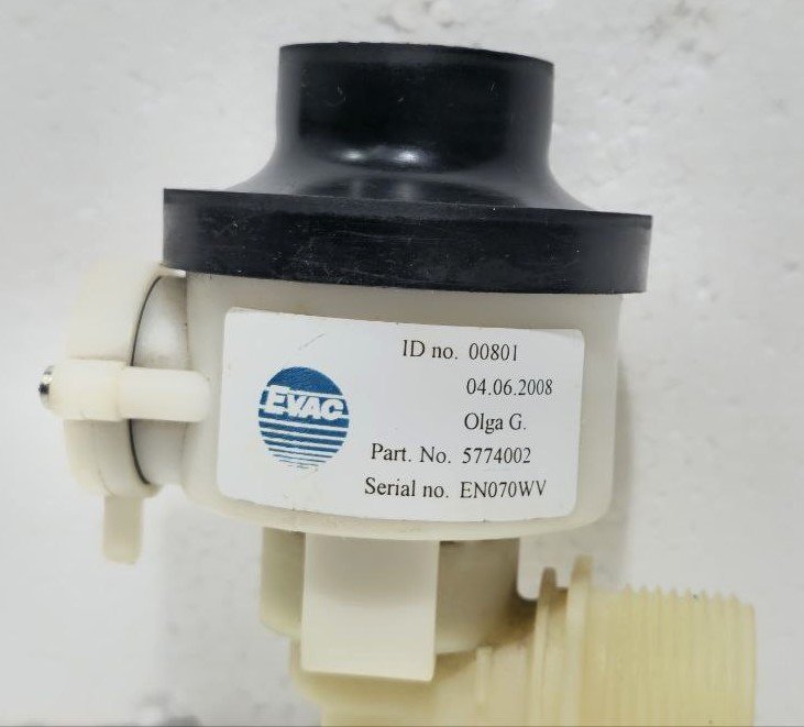 EVAC 5774002 WATER VALVE 5774400 EN070WV 00801 (10)