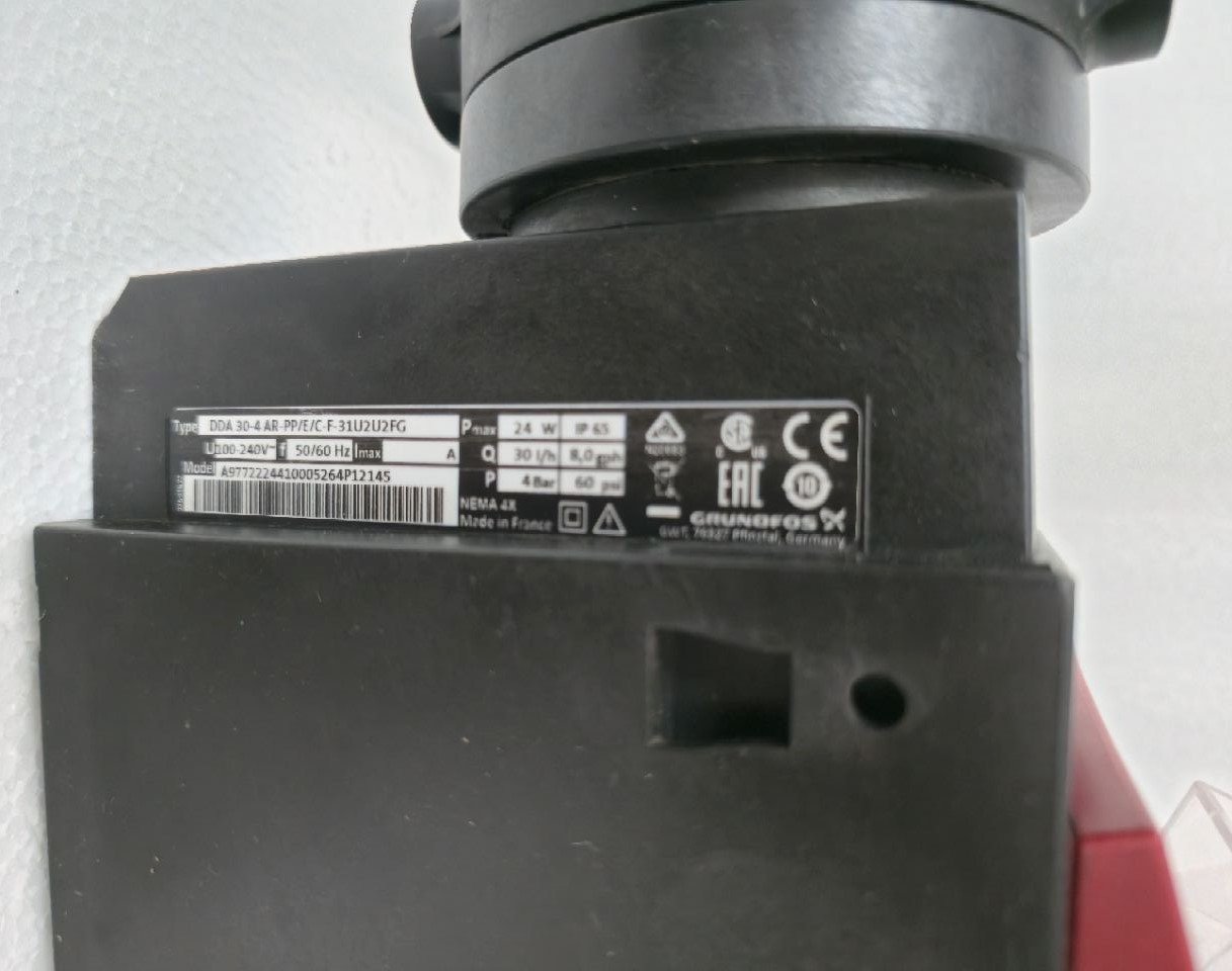 GRUNDFOS DDA 30-4 DIGITAL DOSING PUMP AR -PP FRANCE (8)