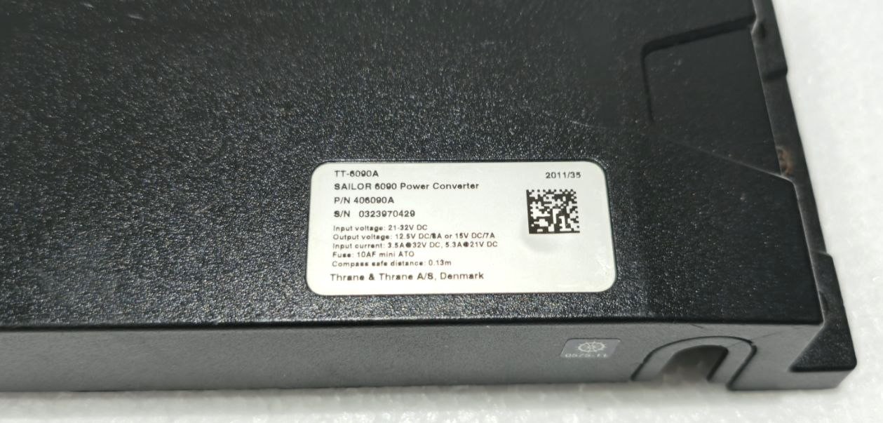 THRANE & THRANE TT-6090A SAILOR 6090 POWER CONVERTER 21-32V DC 406090A 201135 (2)