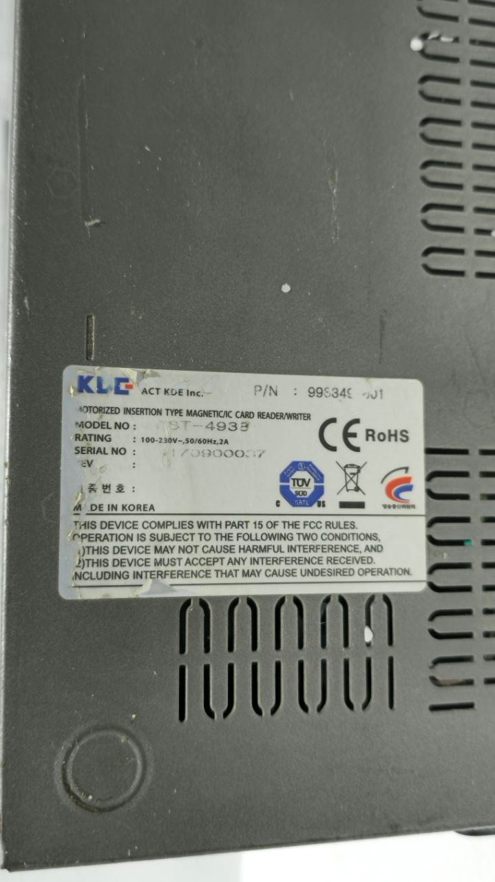 VINGCARD KDE EST-4938 MAGNETIC STRIPE CARD ENCODER 998349 KOREA (14)