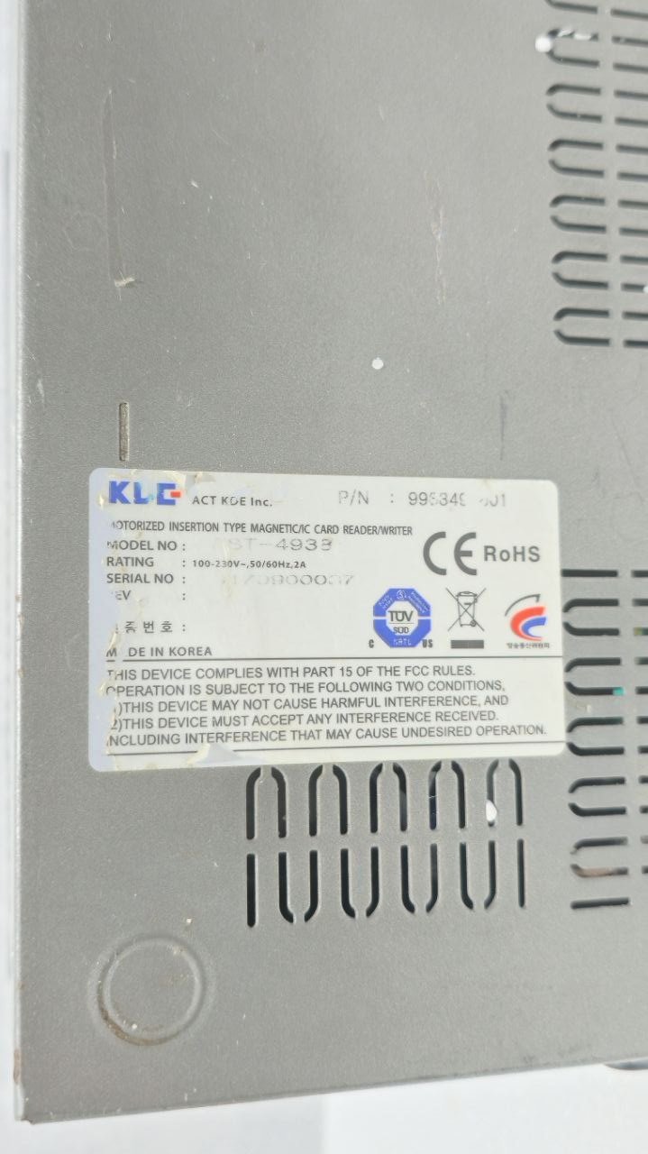 VINGCARD KDE EST-4938 MAGNETIC STRIPE CARD ENCODER 998349 KOREA (6)