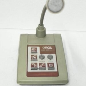 CAROL TABLETOP MICROPHONE CHIME MIKE MCH-500 CAN BROADCAST 4 TYPES
