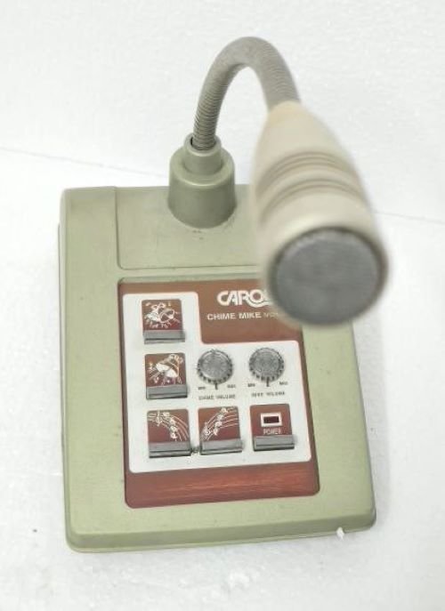 CAROL TABLETOP MICROPHONE CHIME MIKE MCH-500 CAN BROADCAST 4 TYPES (4)