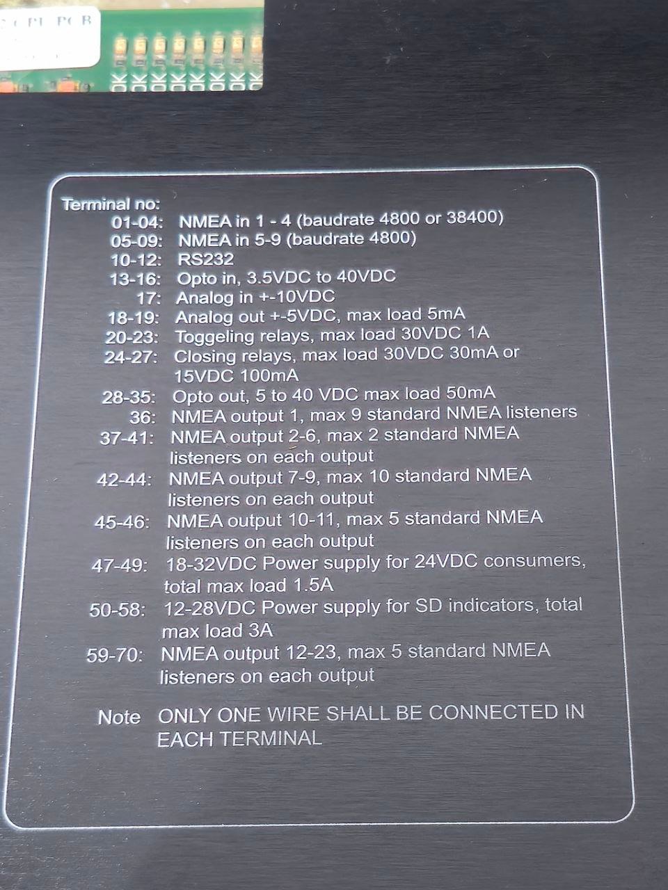 CONSILIUM NAVIGATION AB SAL LPU2 704500 SLE 09070077 LOG PROCESSING UNIT (13)