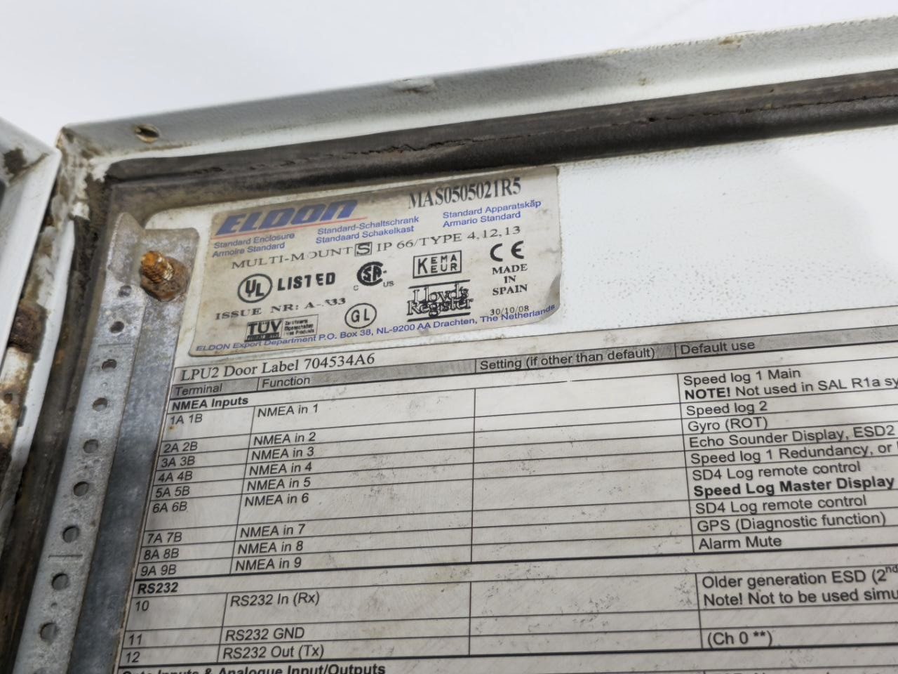 CONSILIUM NAVIGATION AB SAL LPU2 704500 SLE 09070077 LOG PROCESSING UNIT (17)