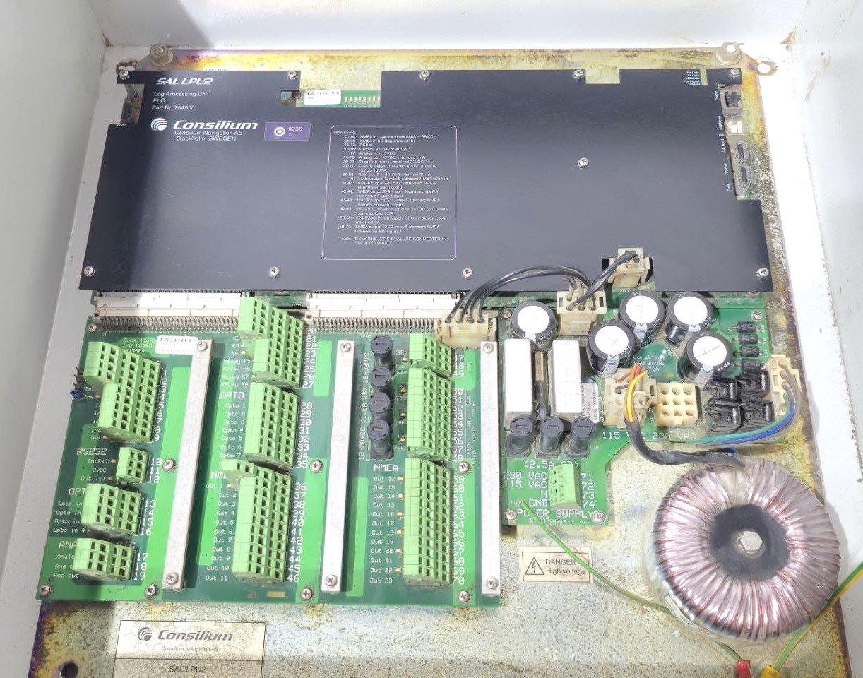CONSILIUM NAVIGATION AB SAL LPU2 704500 SLE 09070077 LOG PROCESSING UNIT (5)
