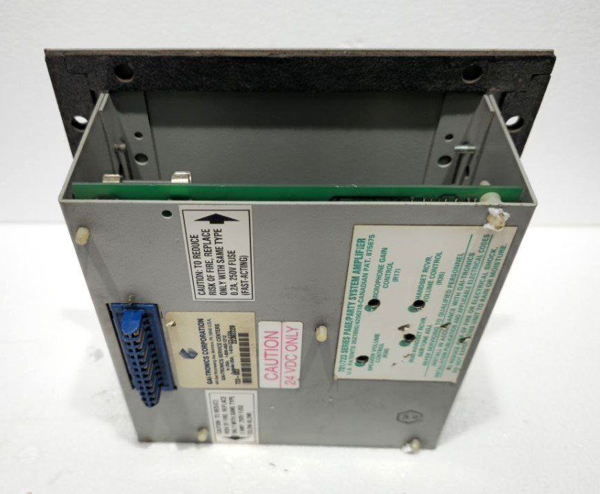 GAI TRONICS CORPORATION 723-003 REMOTE HANDSET SPEAKER AMPLIFIER 24VDC 22392229 (10)