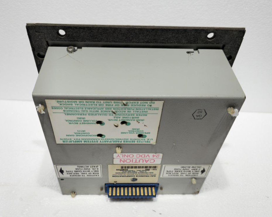 GAI TRONICS CORPORATION 723-003 REMOTE HANDSET SPEAKER AMPLIFIER 24VDC 22392229 (14)