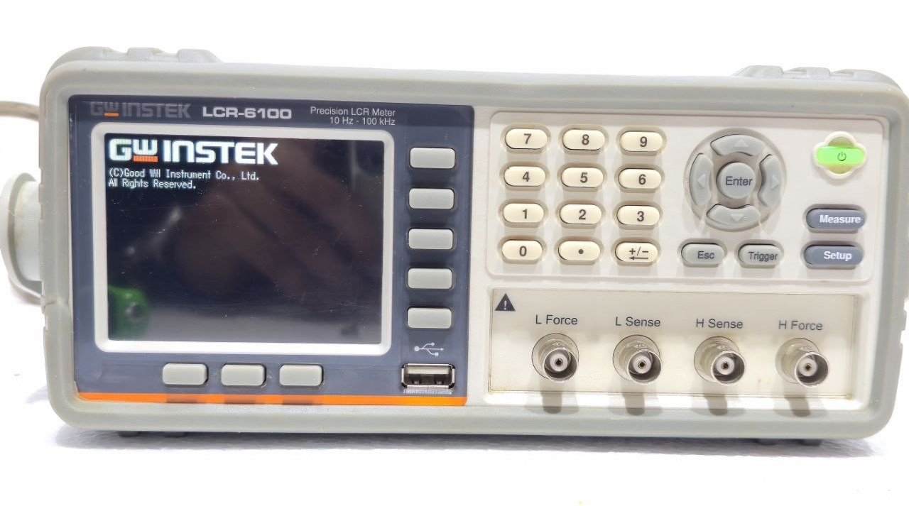 GW INSTEK LCR-6100 PRECISION LCR METER 10HZ-100KHZ LRC METER 0.05% ACCURACY (14)