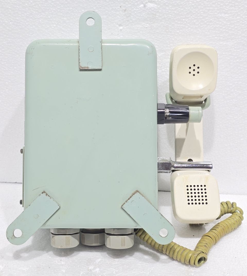 MARINE TELEPHONE ANTIQUE-ORIGINAL ODA-1380-1 SHIPBOARD MODEL BY SHIZUOKA OKI MFG NO-143 (11)