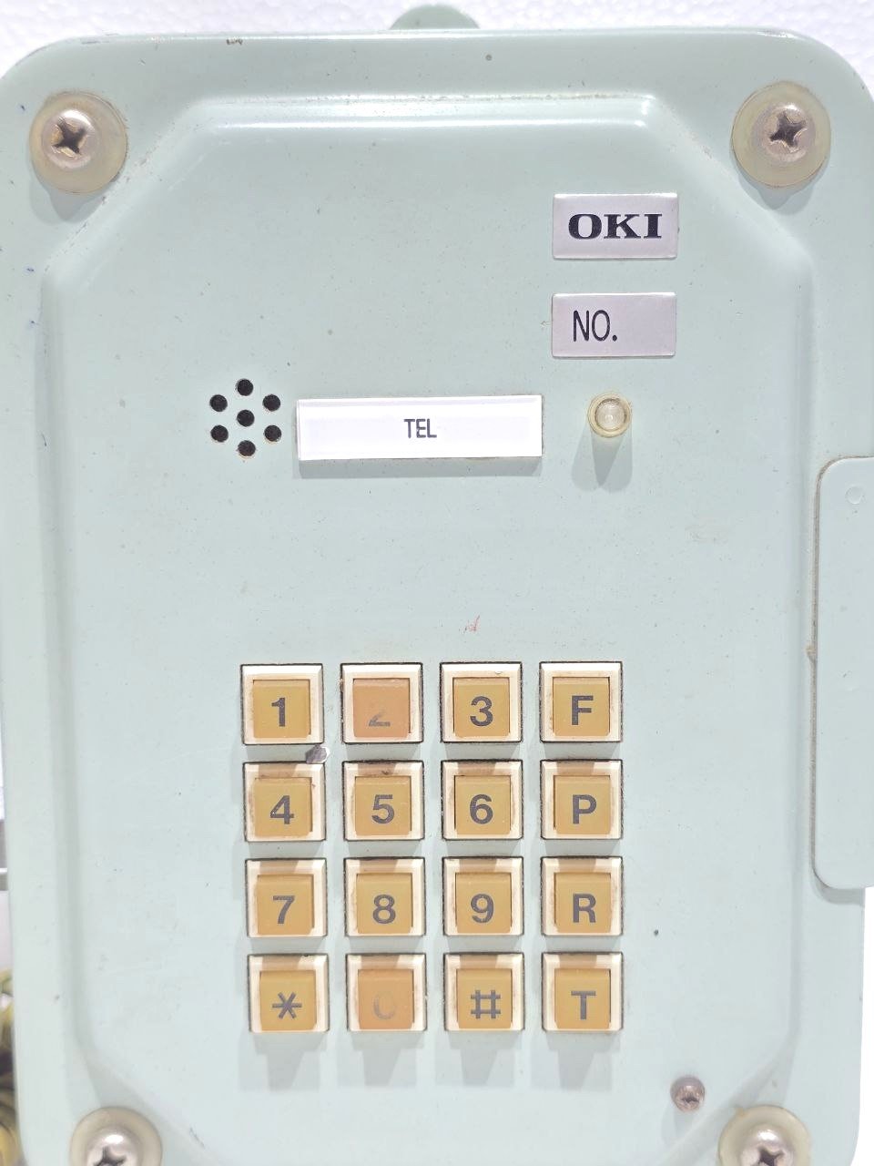 MARINE TELEPHONE ANTIQUE-ORIGINAL ODA-1380-1 SHIPBOARD MODEL BY SHIZUOKA OKI MFG NO-143 (3)