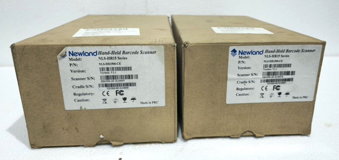 NEWLAND NLS-HR15 HAND HELD BARCODE SCANNER MULTI-FUNCTION BASE NLS-CD1500 WT CHARGER (11)