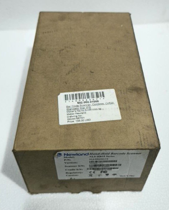 NEWLAND NLS-HR15 HAND HELD BARCODE SCANNER MULTI-FUNCTION BASE NLS-CD1500 WT CHARGER (3)