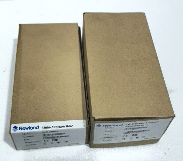 NEWLAND NLS-HR15 HAND HELD BARCODE SCANNER MULTI-FUNCTION BASE NLS-CD1500 WT CHARGER (6)