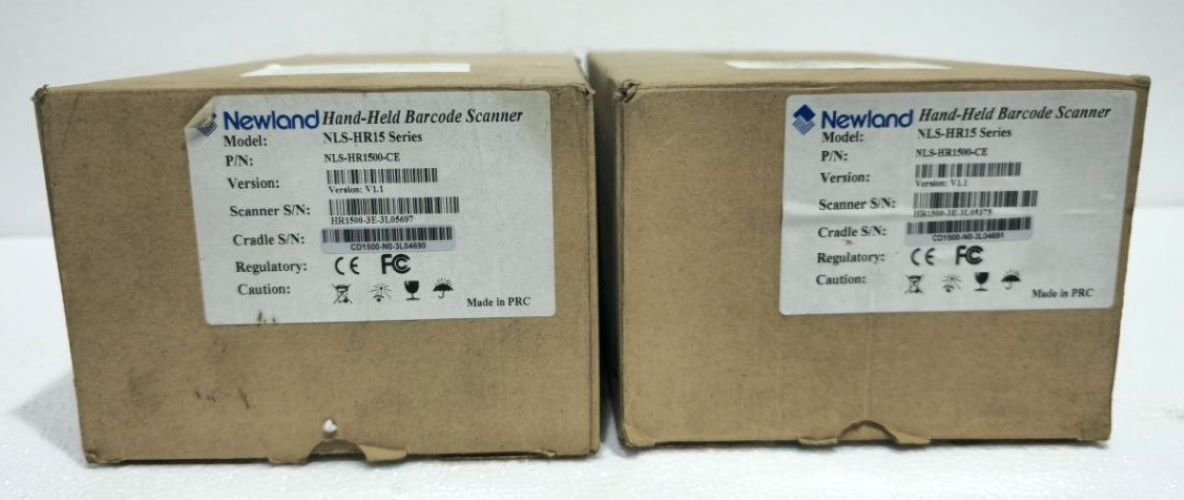 NEWLAND NLS-HR15 HAND HELD BARCODE SCANNER MULTI-FUNCTION BASE NLS-CD1500 WT CHARGER (7)