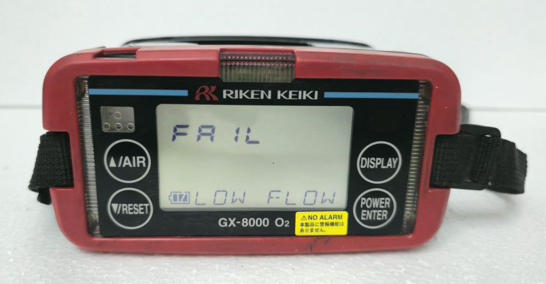 RIKEN KEIKI GX-8000 O2 FAIL FLOW ERROR GAS DETECTOR (10)