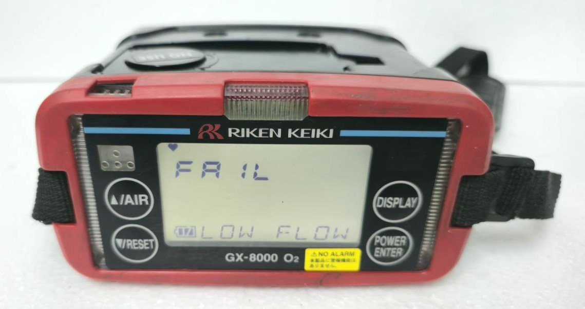 RIKEN KEIKI GX-8000 O2 FAIL FLOW ERROR GAS DETECTOR (9)