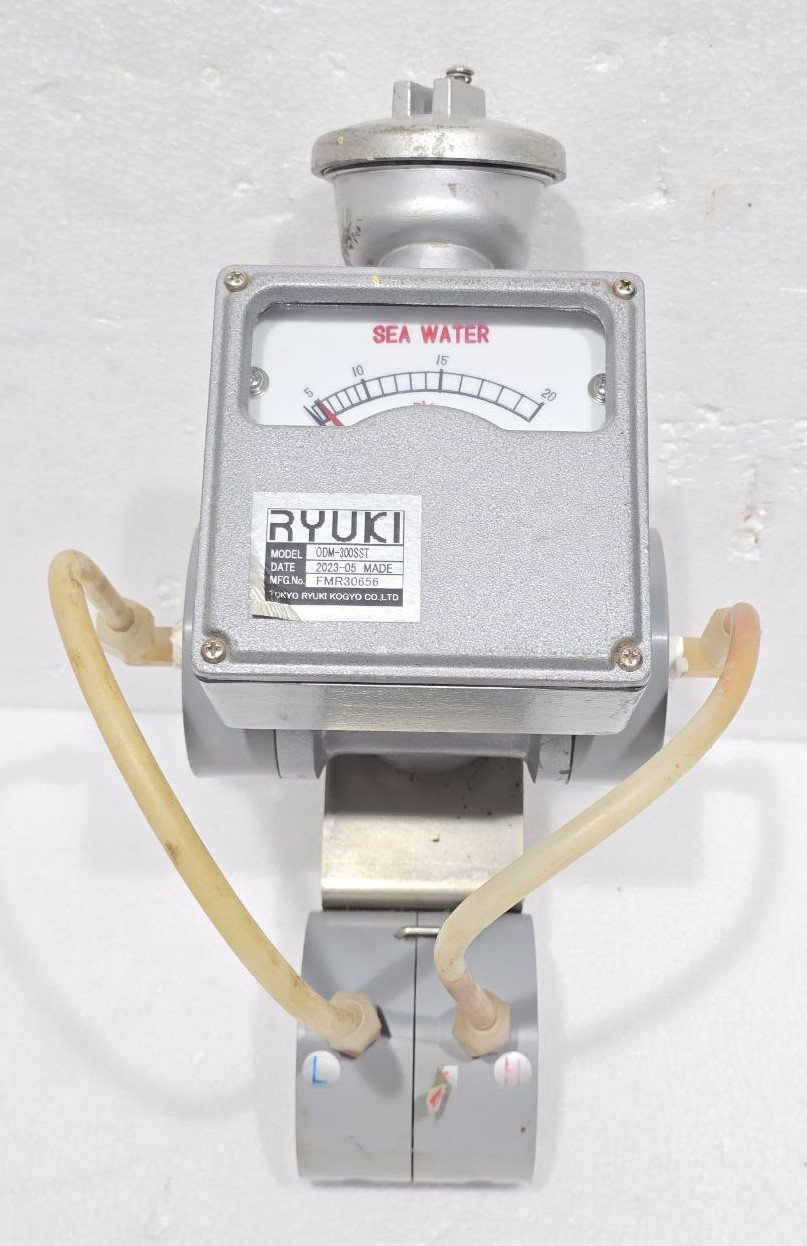 RYUKI ODM-300SST SEA WATER FLOW METER 05-20 M3H MFG NO- FMR30656 2023-05 #1 (2)