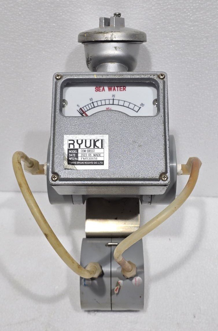 RYUKI ODM-300SST SEA WATER FLOW METER 05-20 M3H MFG NO- FMR30656 2023-05 #1 (4)