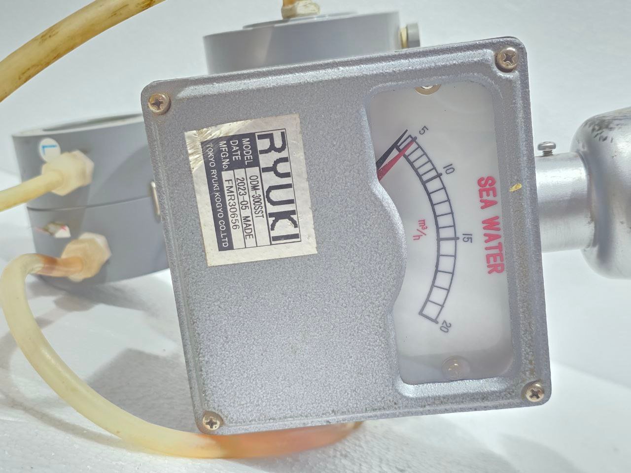RYUKI ODM-300SST SEA WATER FLOW METER 05-20 M3H MFG NO- FMR30656 2023-05 #1 (6)