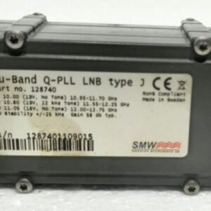 SMW KU BAND Q-PLL LNB TYPE J SEATEL PN:128740 SN-1287401109015