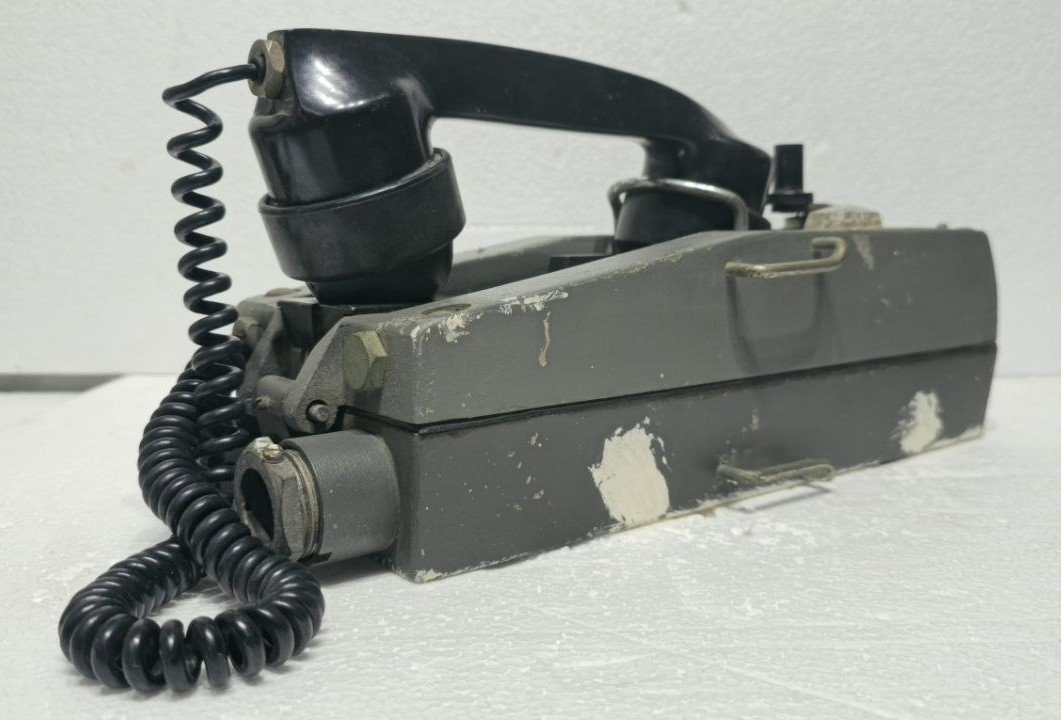 APARAT TELOS KRAKOW APZ 6 S TELEPHONE MARINE ANTIQUE ORIGINAL #4 (7)