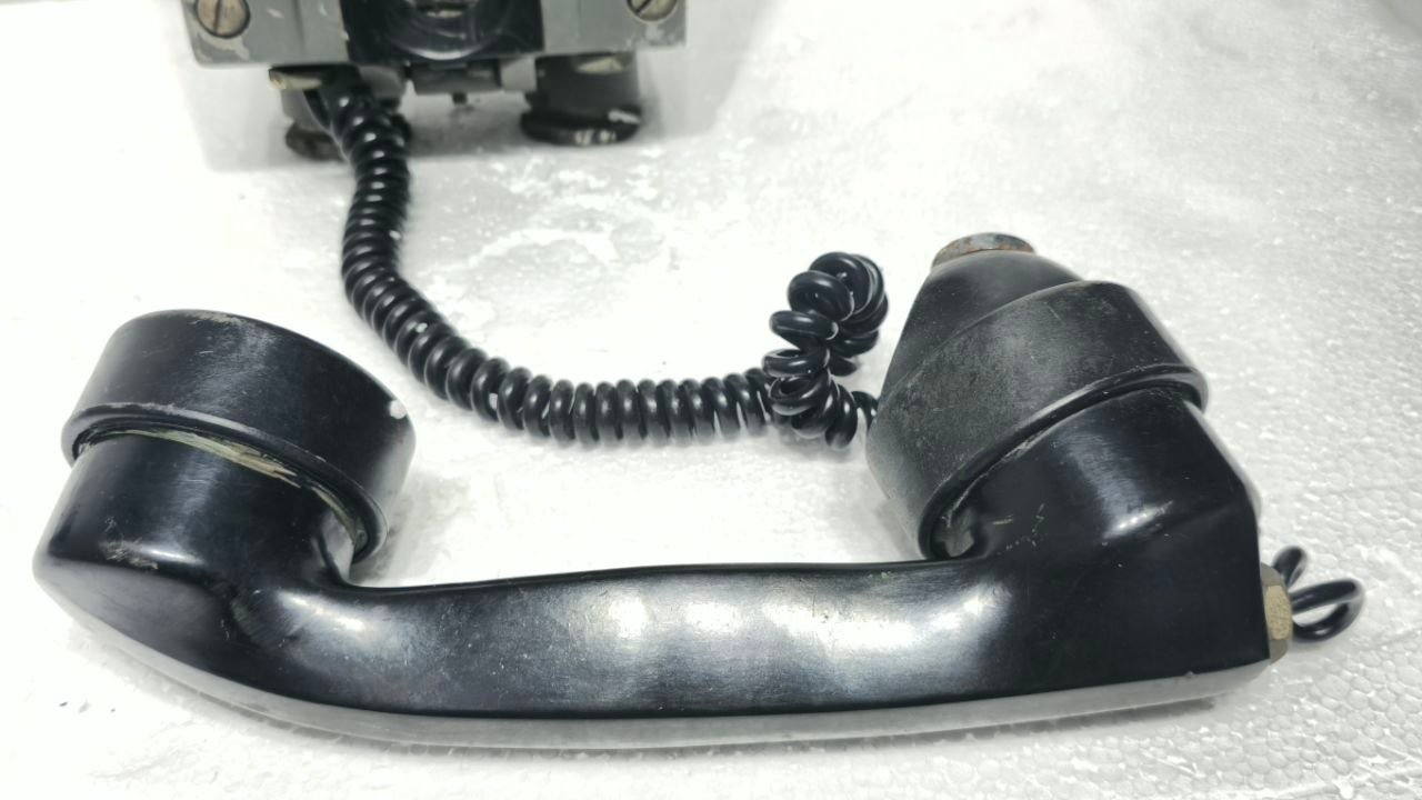 APARAT TELOS KRAKOW APZ 6 S TELEPHONE MARINE ANTIQUE ORIGINAL #4 (8)
