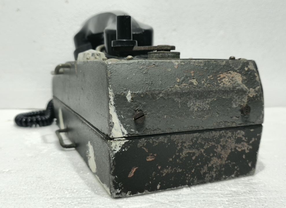 APARAT TELOS KRAKOW APZ 6 S TELEPHONE MARINE ANTIQUE ORIGINAL #4 (9)