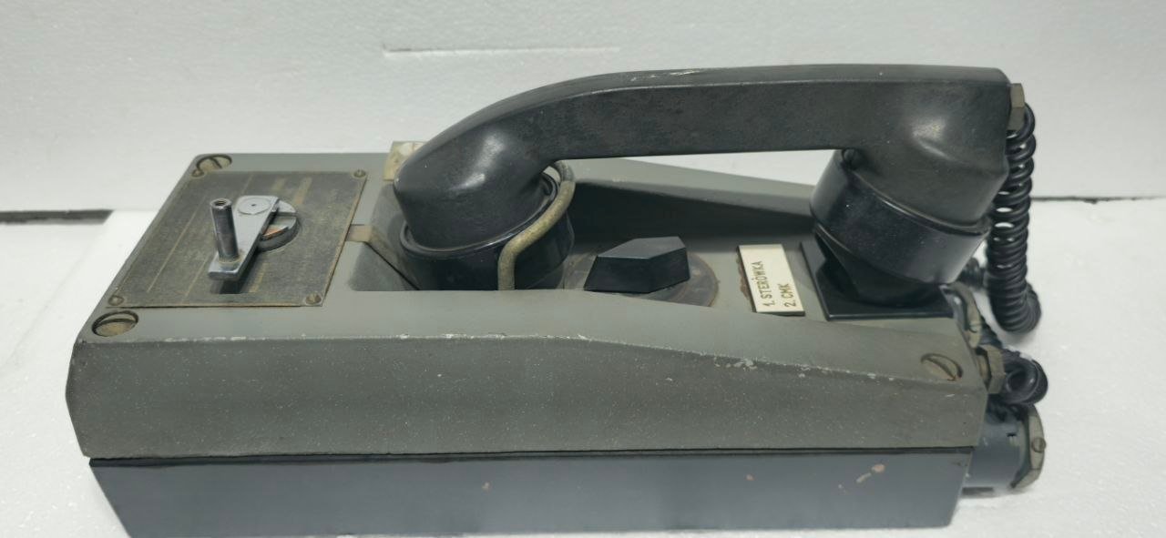 APARAT TELOS KRAKOW APZ 6 S TELEPHONE MARINE ANTIQUE ORIGINAL #5 (10)