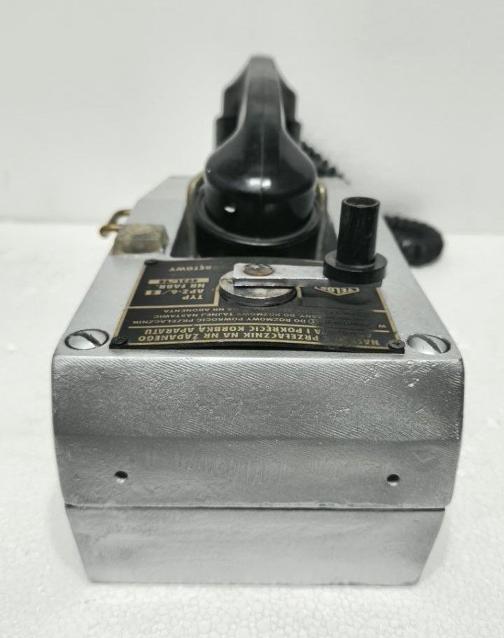 APARAT TELOS KRAKOW APZ 6 S TELEPHONE MARINE ANTIQUE ORIGINAL (5)
