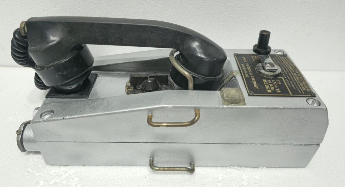 APARAT TELOS KRAKOW APZ 6 S TELEPHONE MARINE ANTIQUE ORIGINAL (9)