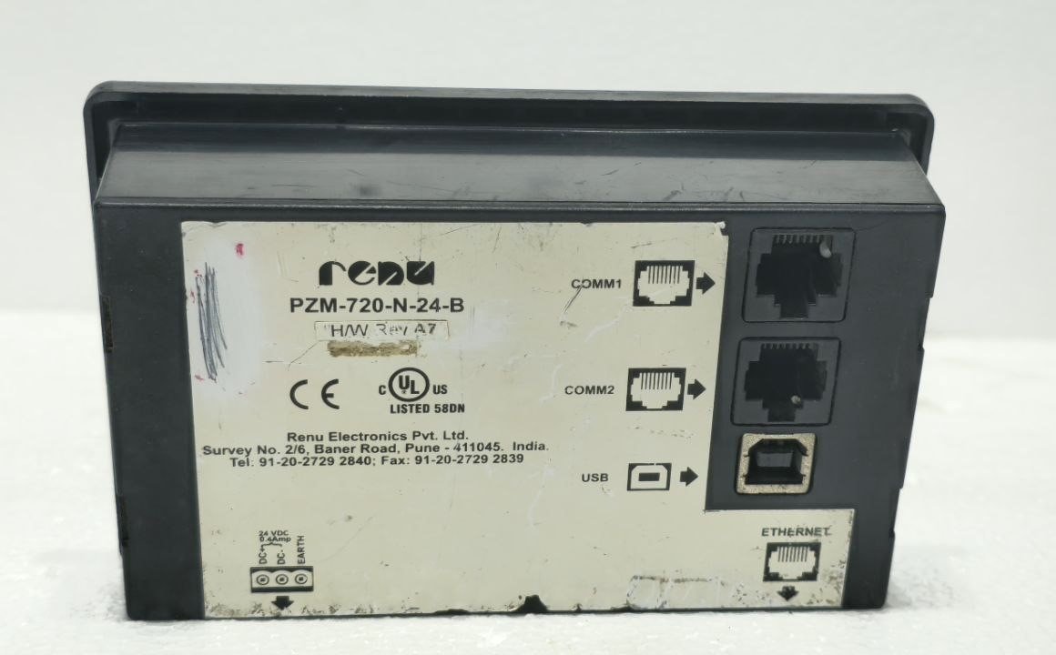 RENU ELECTRONICS PZM-720-N-24-B OPERATOR INTERFACE PANEL (12)