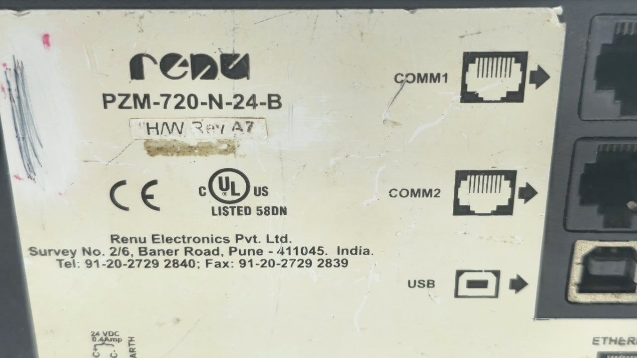 RENU ELECTRONICS PZM-720-N-24-B OPERATOR INTERFACE PANEL (13)