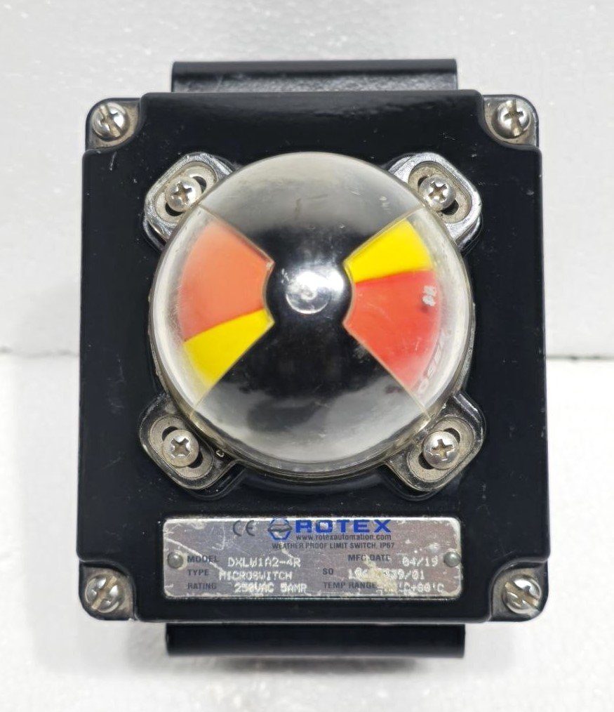 ROTEX DXLW1A2-4R WEATHER PROOF LIMIT SWITCH BOX VALVE POSITION MONITOR 2X SPDT (4)
