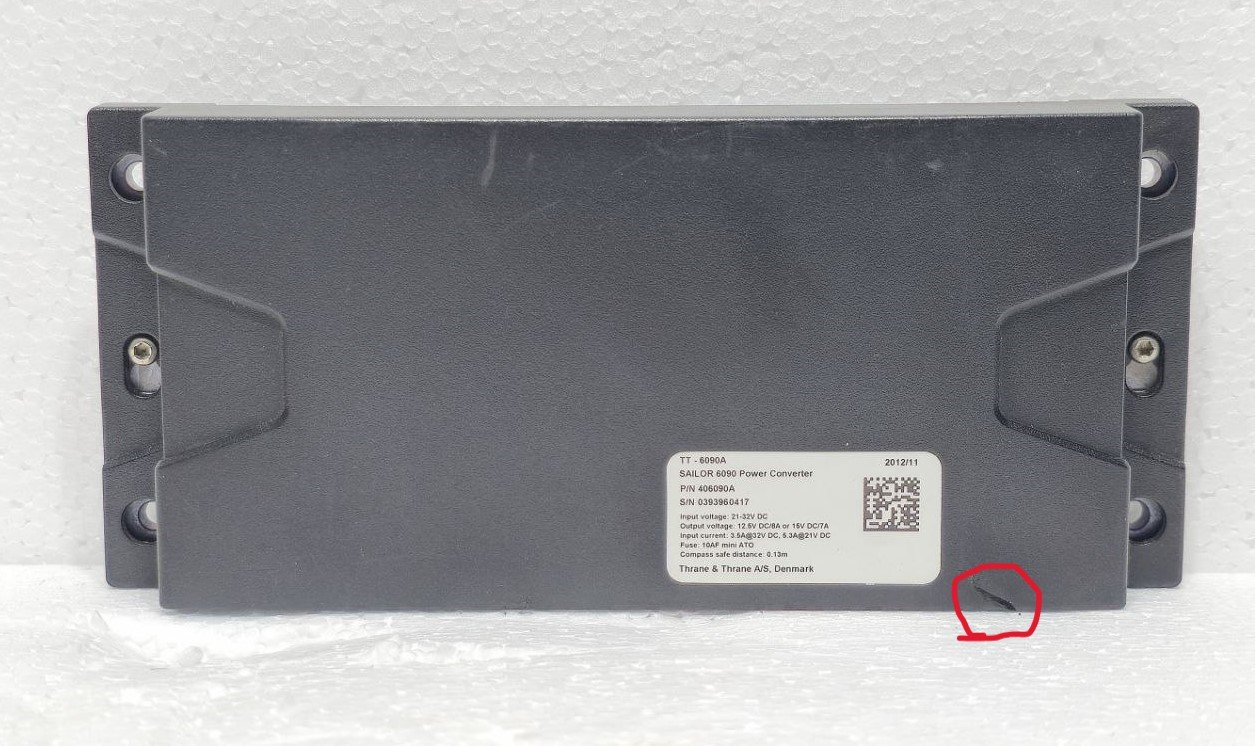 SAILOR TT-6090A POWER CONVERTER PN-406090A THRANE & THRANE AS 21-32V DC (2)