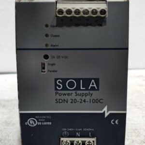 SOLA EMERSON SDN 20-24-100C POWER SUPPLY IN 100-240VAC/DC OUT 24-28VDC 20A 0.2A  #2