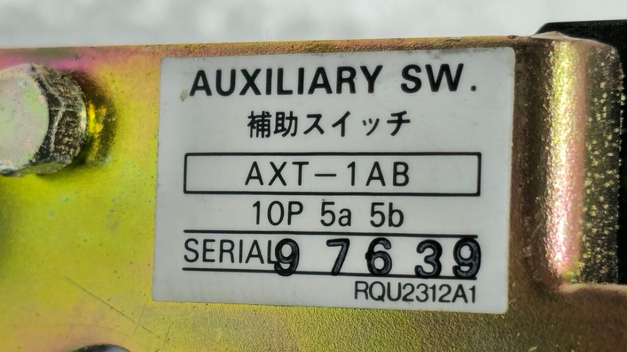 TERASAKI ELECTRIC AXT-1AB AUXILIARY SWITCH 97639 FREE FAST SHIPPING 10P 5A 5B (7)
