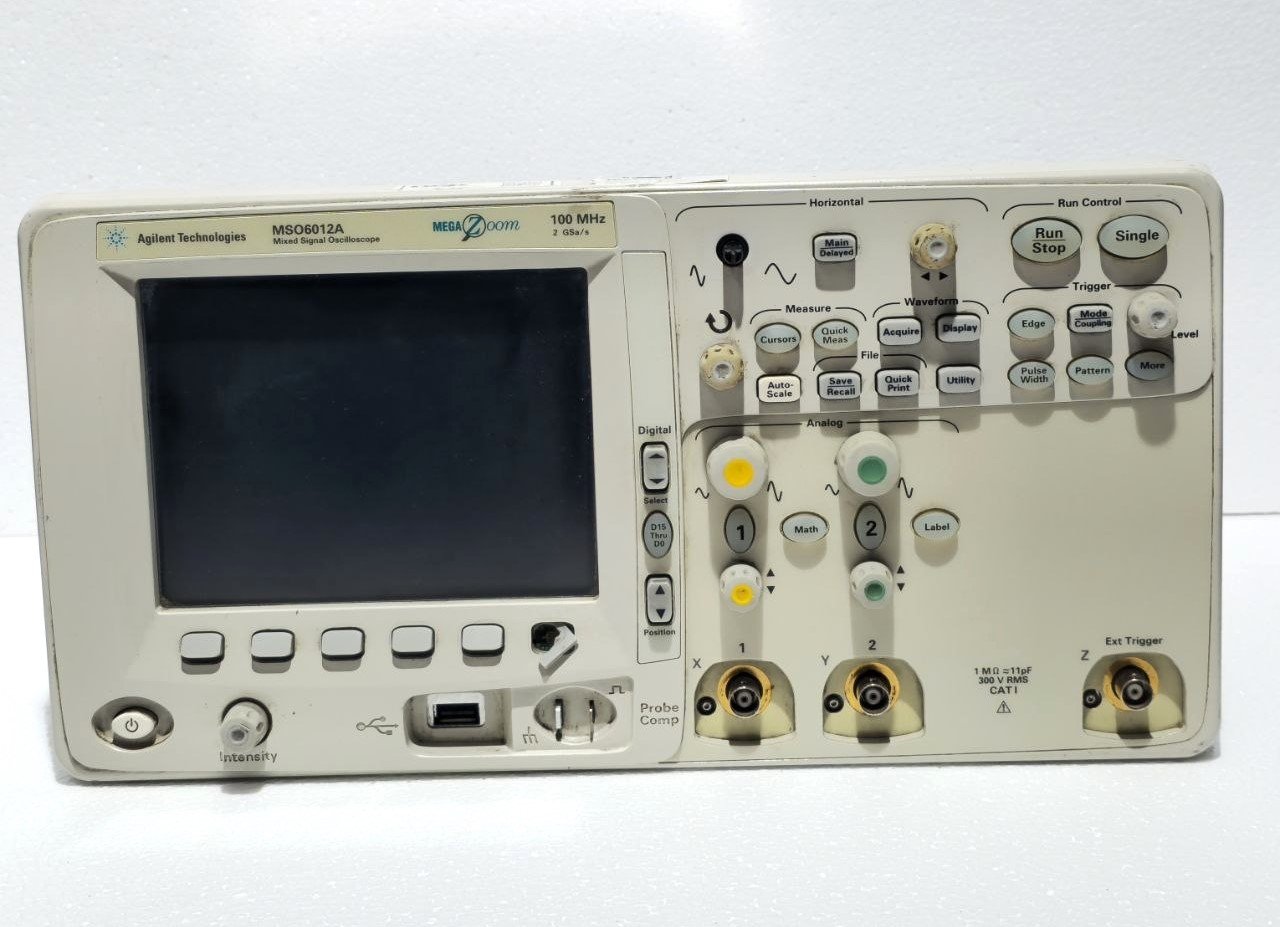AGILENT TECHNOLOGIES MSO6012A MIXED SIGNAL OSCILLOSCOPE 2 CHANNEL 100 MHZ (3)