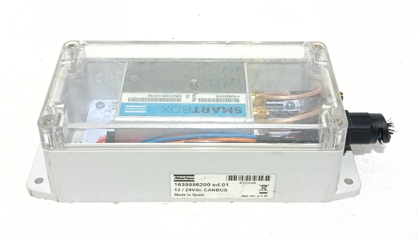 ATLAS COPCO P1638833400 FLEETLINK SMARTBOX COMPRESSOR MONITOR ETHERNET MODEM – 2 (5)
