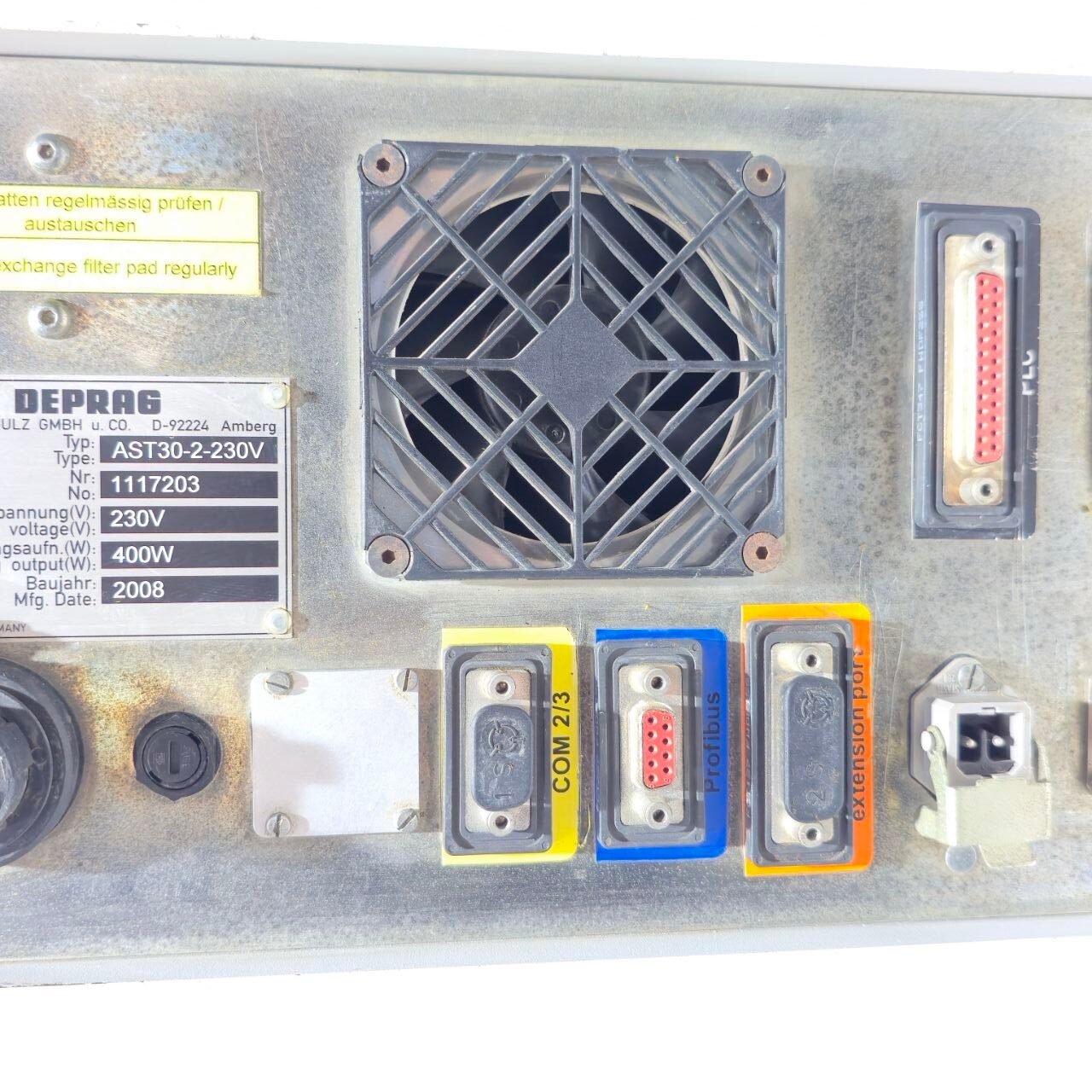 DEPRAG AST30-2-230V SCREWDRIVER SEQUENCE CONTROLLER DATE 2008 400W D-92224 #2 (8)