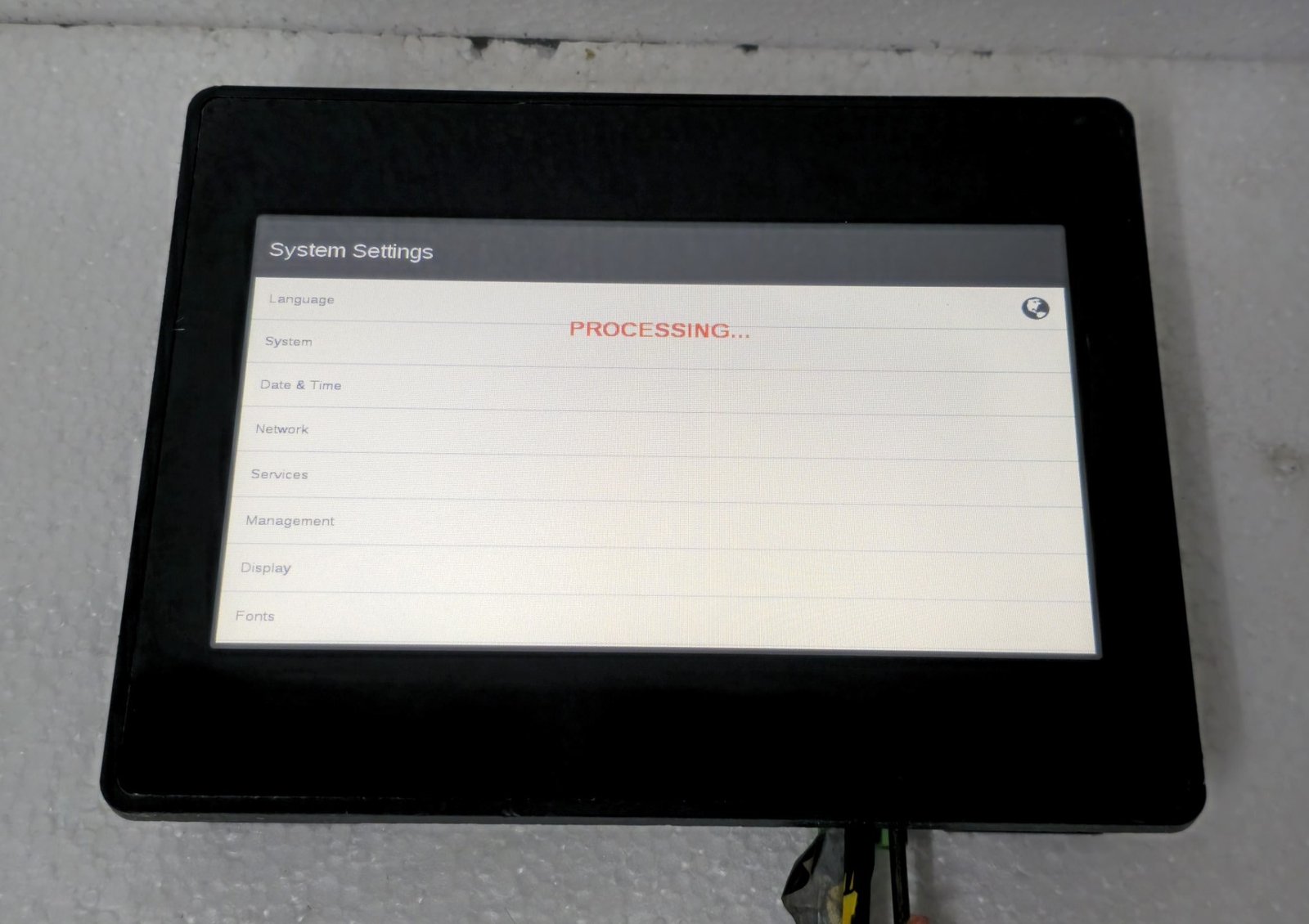 EXOR ESMA07MU301 7 HMI TOUCHSCREEN INDUSTRIAL PANEL ESMART07M 968165AA (12)