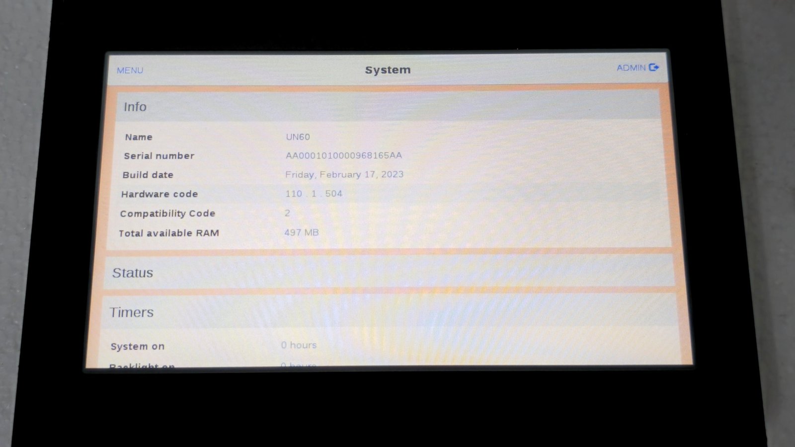 EXOR ESMA07MU301 7 HMI TOUCHSCREEN INDUSTRIAL PANEL ESMART07M 968165AA (13)