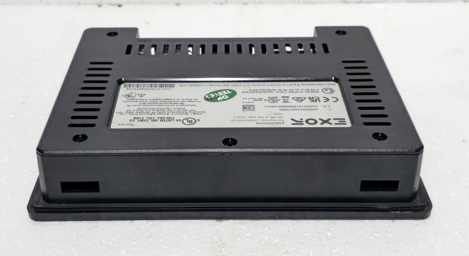 EXOR ESMA07MU301 7 HMI TOUCHSCREEN INDUSTRIAL PANEL ESMART07M 968165AA (9)