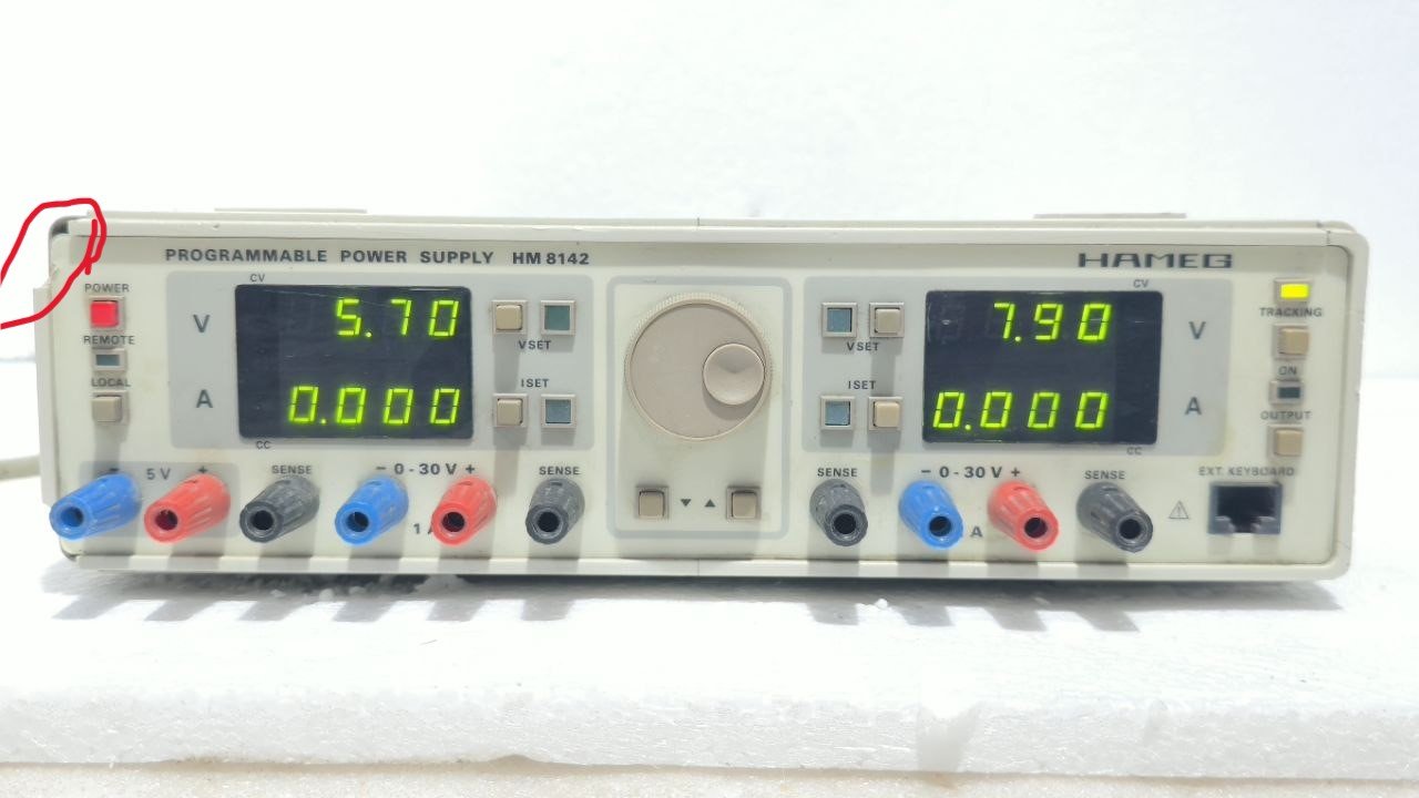 HAMEG HM 8142 PROGRAMMABLE POWER SUPPLY 50-60HZ GERMANY #2 (10)