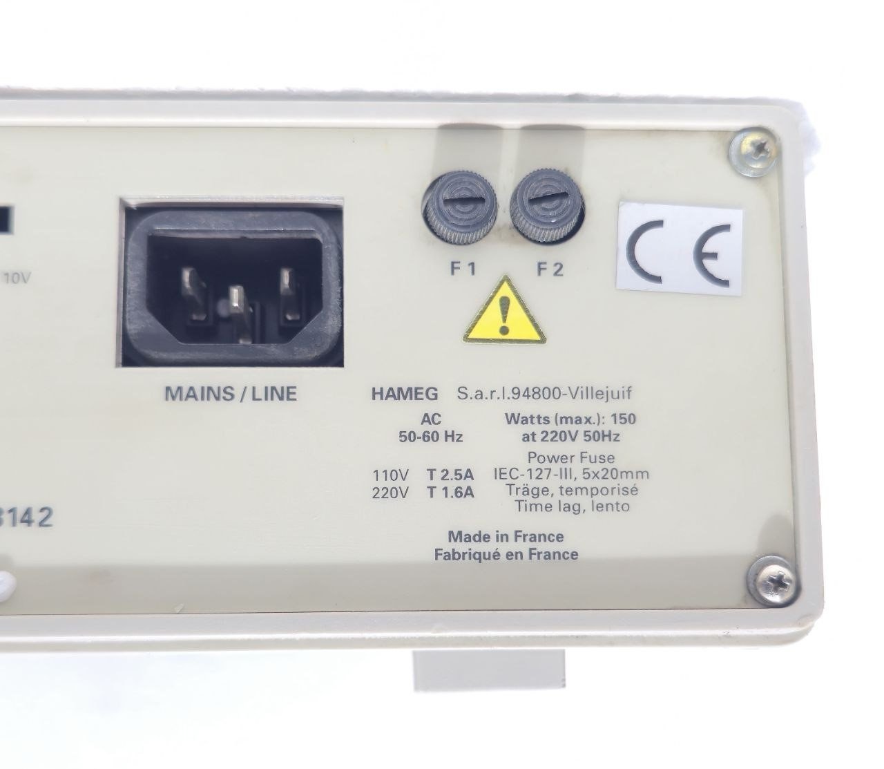 HAMEG HM 8142 PROGRAMMABLE POWER SUPPLY 50-60HZ GERMANY #2 (6)