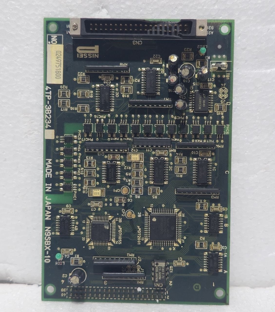 NISSEI N9SBX-10 BOARD 4TP-3B234 CIRCUIT BOARD 0249751800 FAST SHIP VIA FED EX DHL (1)