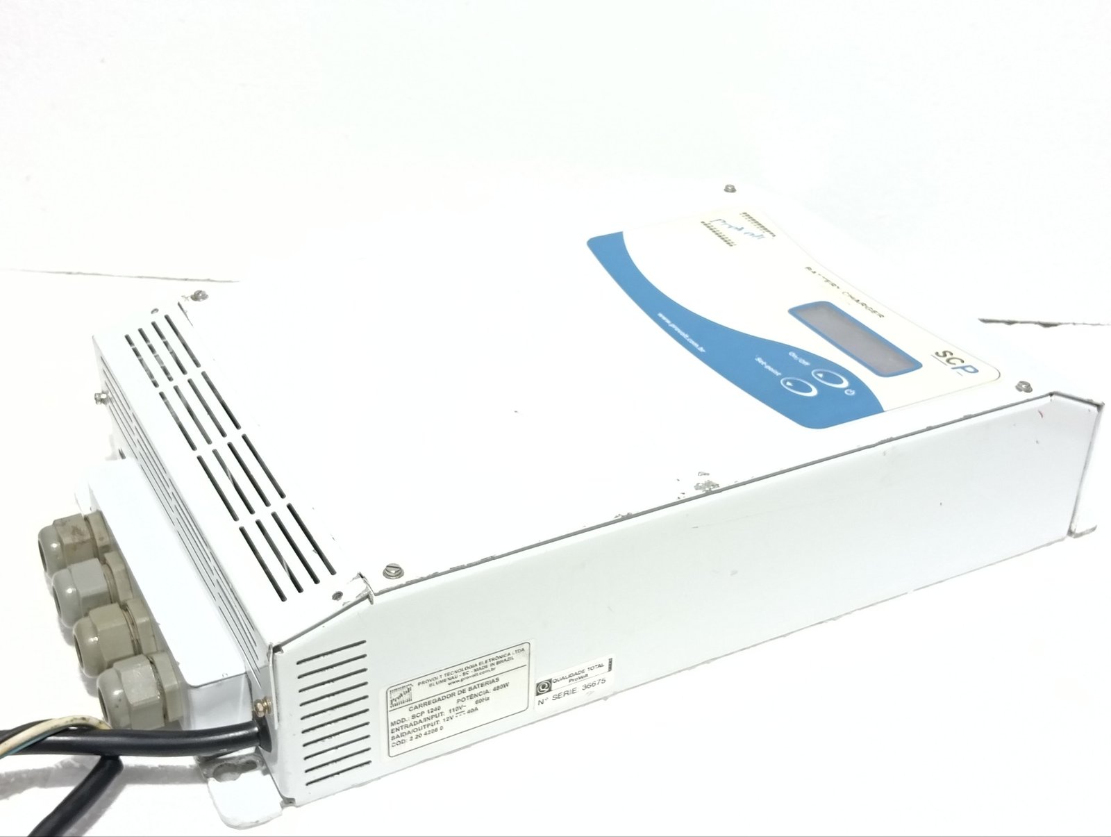 PROVOLT BATTERY CHARGER SCP 1240 110V INPUT 12V 40A OUTPUT 480W COD 2 20 4206 D (11)