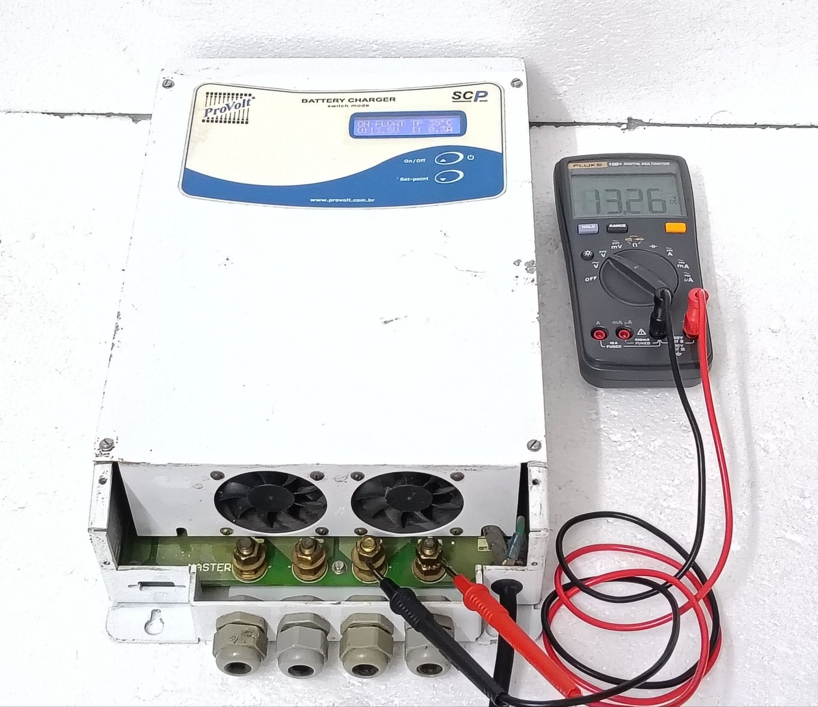PROVOLT BATTERY CHARGER SCP 1240 110V INPUT 12V 40A OUTPUT 480W COD 2 20 4206 D (17)