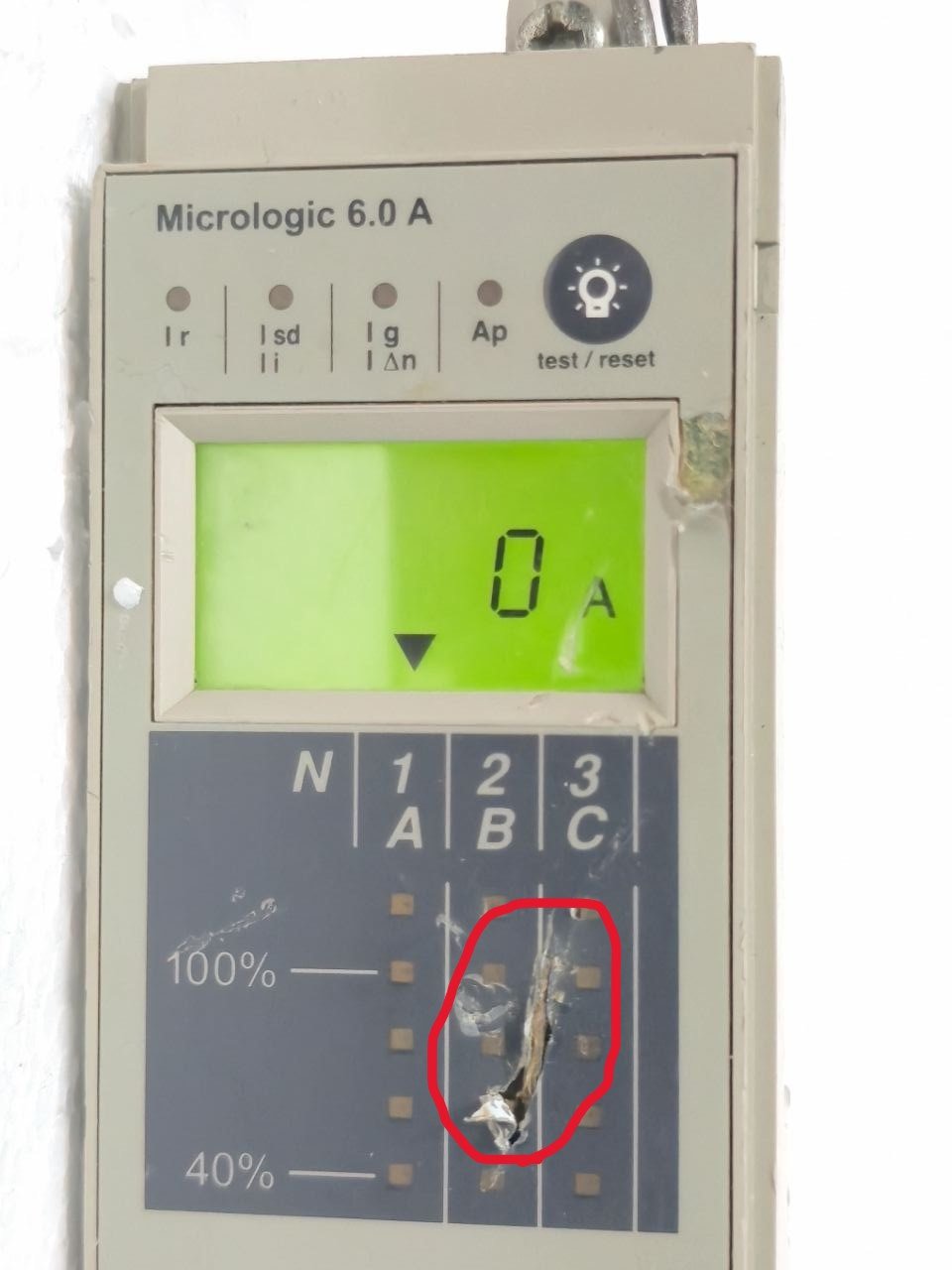 SCHNEIDER ELECTRIC 33073BA MICROLOGIC 6.0A CIRCUIT BREAKER DIGITAL TRIP UNIT AAV73102 (10)